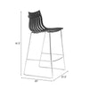 Beaufort Barstool Black — Set of 2
