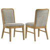 Croyden - Dining Side Chair (Set of 2) - Gray / Weathered Natural