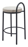 Sisal Counter Stool Beige Tweed — Set of 2