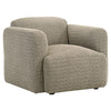 Dorset - Fabric Upholstered Round Track Arm Accent Chair