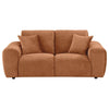 Burnett - Chenille Upholstered Wide Arm Loveseat