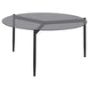 Rosalie - Round Smoked Glass Top Table