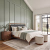Netz King Bed Black & Walnut