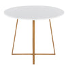 Cosmo - Dining Table - Natural Wood Metal Base