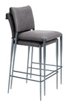 Freesia Barstool Charcoal Gray — Set of 2