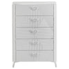 Cassia - 5-Drawer Bedroom Chest Of Drawers - White High Gloss