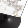 Caliza Dining Table Gray & Black