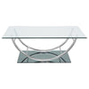 Danville - Rectangular U-Shaped Glass Top Table