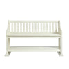 Stone - Counter Pew Bench - White