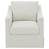 Winter - Upholstered Sloped Arm Accent Swivel Chair