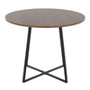 Cosmo - Canary Dining Table - Black Metal Base