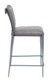 Freesia Counter Stool Charcoal Gray — Set of 2