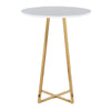 Cosmo - Counter Table - Gold Metal