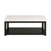 Marcello - Coffee Table With Casters - White