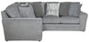 Glacier - Sectional With Included Accent Pillows