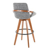 Cosmo - Fixed-Height Barstool - Walnut Bamboo Base