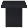 Devar - Square Engineered Laminate End Side Table - Black