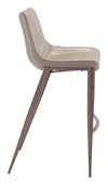 Magnus Barstool (Set of 2) Brown & Walnut — Set of 2