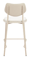 Zeal Counter Stool Light Gray & Beige — Set of 4