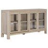 Solano Sliding Door Dining Sideboard Server Weathered Mango — product view 1