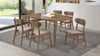 Dortch 7-piece Oval Solid Wood Dining Set Walnut — product view 1