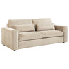 Amador Chenille Upholstered Track Arm Sofa Camel — product view 1