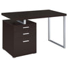 Brennan 47-inch 3-drawer Office Computer Desk Cappuccino — product view 1