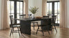 Decker 7-piece 82-inch Rectangular Dining Set Black — product view 1