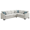 Ashford Chenille Upholstered Sleeper Sectional Sofa Greige — product view 1