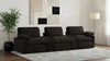 Collins 5-Piece Power Reclining Home Theater Seating Chocolate Brown — product view 1