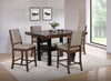 Patterson 5-piece Counter Height Dining Set Mango Oak — product view 1