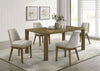 Castlewood 5-piece 71-inch Rectangular Dining Set Brown Oak — product view 1