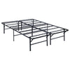 Mabel Metal Queen Mattress Support Platform Bed Black — product view 1