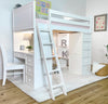 Dock48 Student Loft — White / No Stairs / Twin Loft