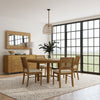 Arini 5-piece Round Dining Room Table Set Sand Wash — product view 1