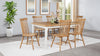 Andrews 7-piece Rectangular Dining Set Light Ash and White — product view 1