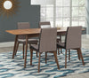 Redbridge 5-piece Rectangular Dining Set Natural Walnut — product view 1