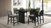 Decker 7-piece 70-inch Rectangular Counter Height Dining Set Grey and Black — product view 1
