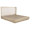 Kailani 52-inch Queen Wingback Bed Beige Oak — product view 1