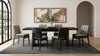 Decker 7-piece 82-inch Rectangular Dining Set Grey and Black — product view 1