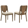 Crestmore Dining Chair Upholstered Seat Walnut (Set of 2) — product view 1