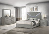 Ives 4-piece Queen Bedroom Set Grey High Gloss — product view 1