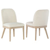 Solano Upholstered Dining Side Chair Beige (Set of 2) — product view 1