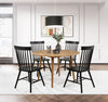 Andrews 5-piece Round Dining Table Set Light Ash and Black — product view 1