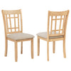 Lavon Wood Dining Side Chair Linen and Light Oak (Set of 2) — product view 1