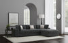 Serene 4-piece Upholstered Modular Sectional Sofa Charcoal — product view 1