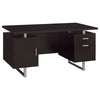Lawtey 60-inch 2-drawer Office Computer Desk Cappuccino — product view 1
