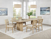 Kailani 7-piece Rectangular Wood Dining Table Set Beige Oak — product view 1