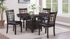 Lavon 5-piece Oval Extension Leaf Dining Set Espresso — product view 1