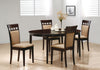 Gabriel 5-piece Extension Leaf Dining Table Set Cappuccino — product view 1